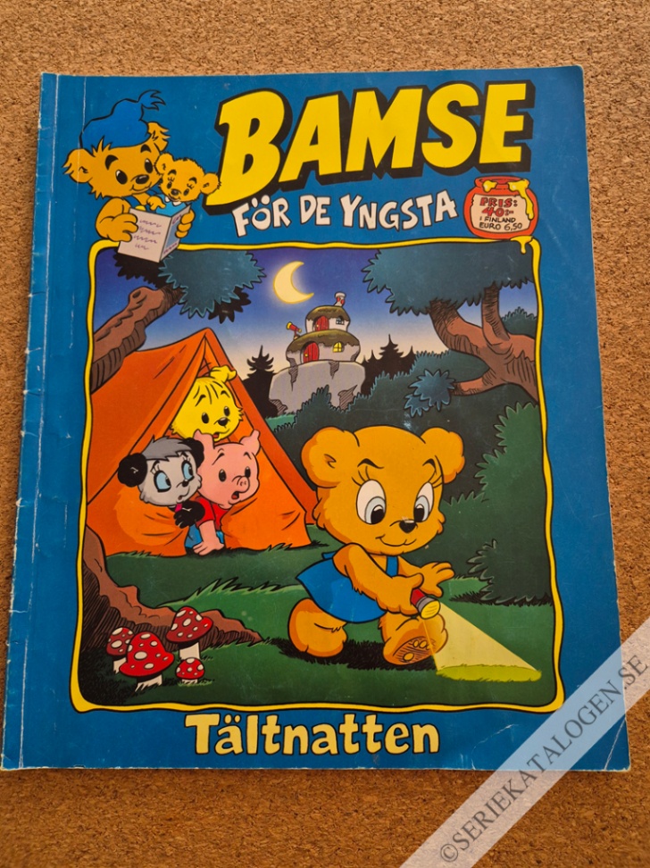 Framsida på Bamse för de yngsta #5 - Tältnatten (2022)