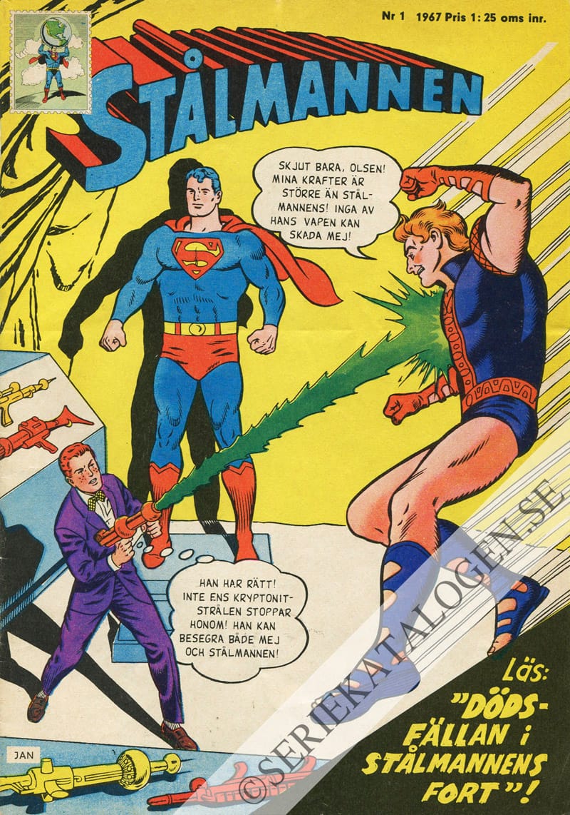 Framsida på Stålmannen #1 (1967)