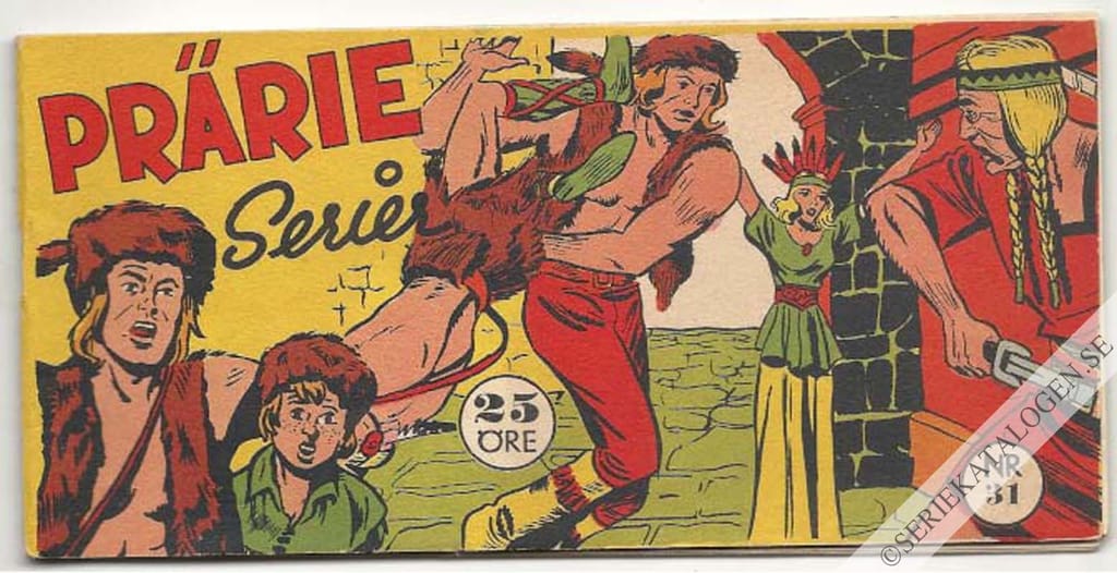 Framsida på Prärie-serier #31 (1957)