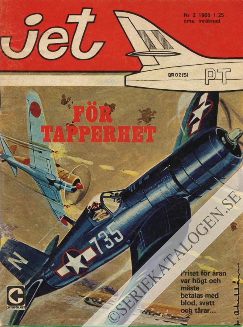 Framsida på Jet För tapperhet (1968)