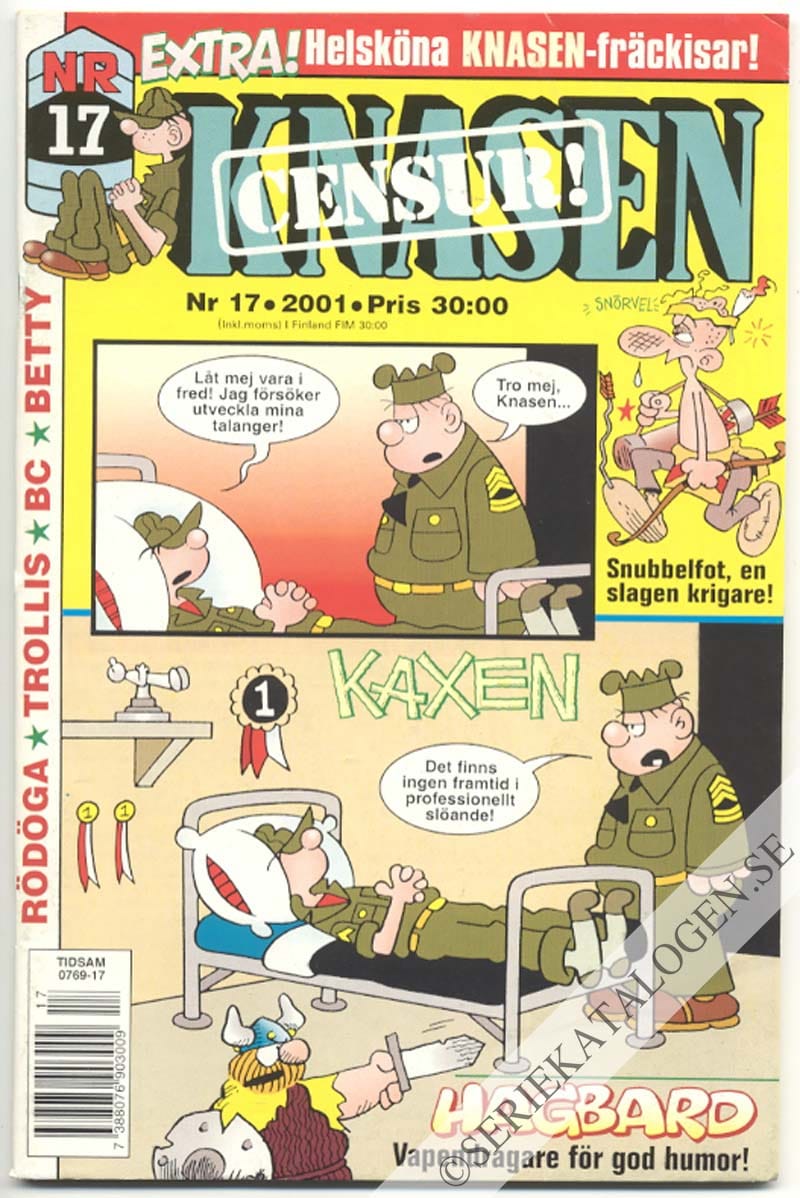 Framsida på Knasen #17 (2001)