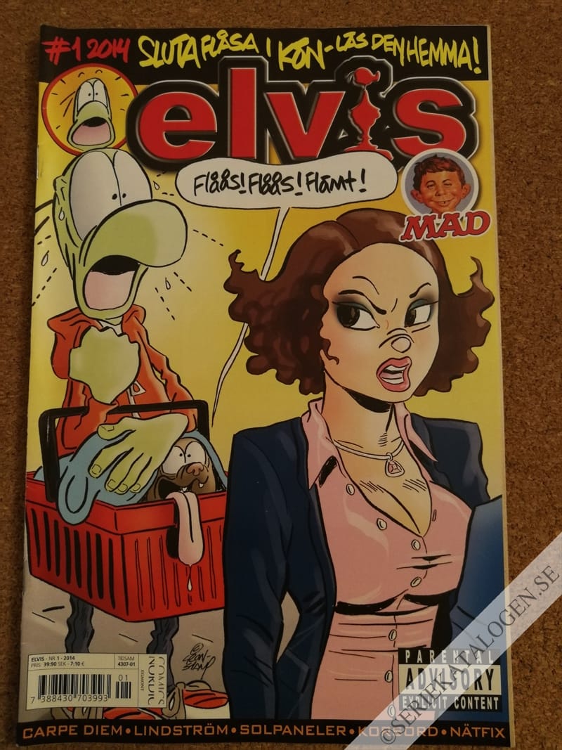 Framsida på Elvis #1 (2014)