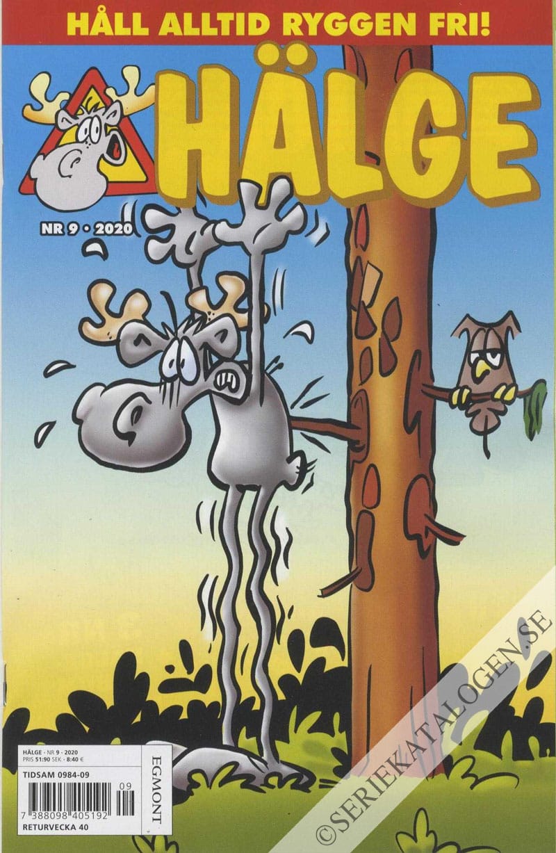 Framsida på Hälge #9 (2020)