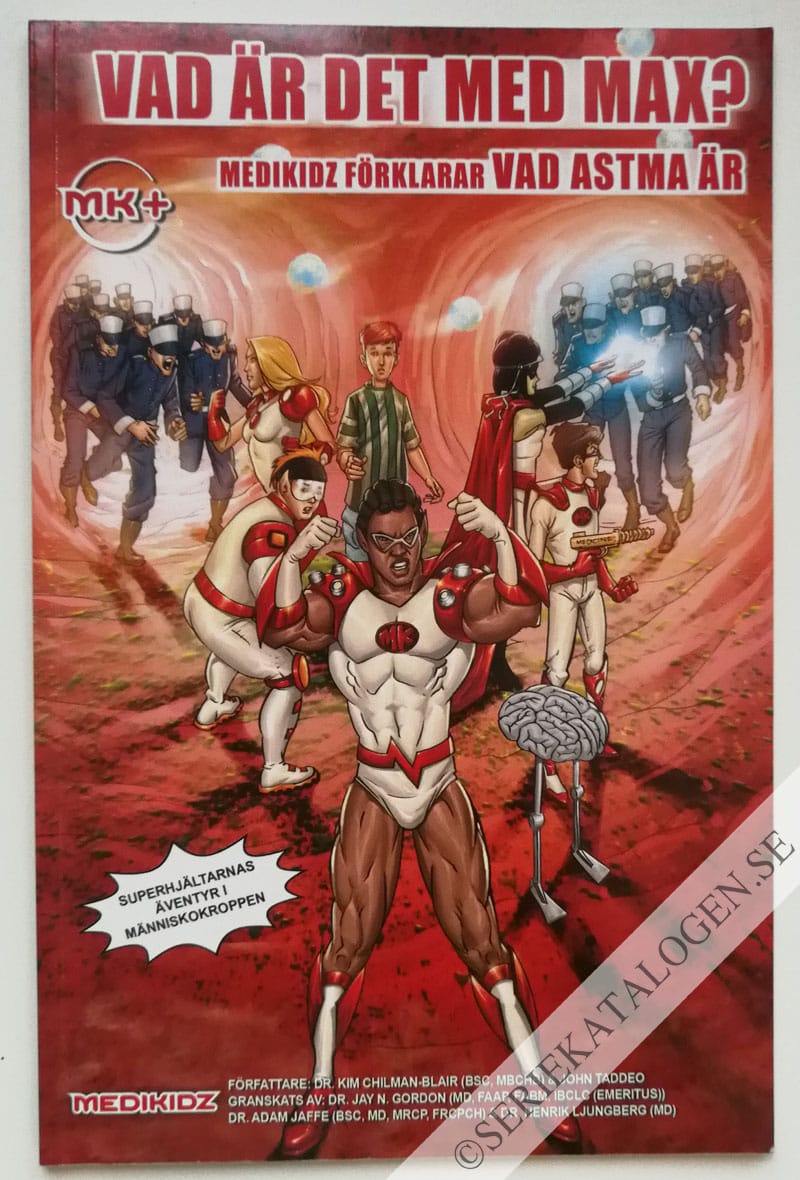 Framsida på Vad är det med Max? - Medikidz förklarar vad astma är # (2016)