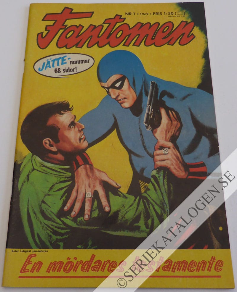 Framsida på Fantomen #1 (1969)