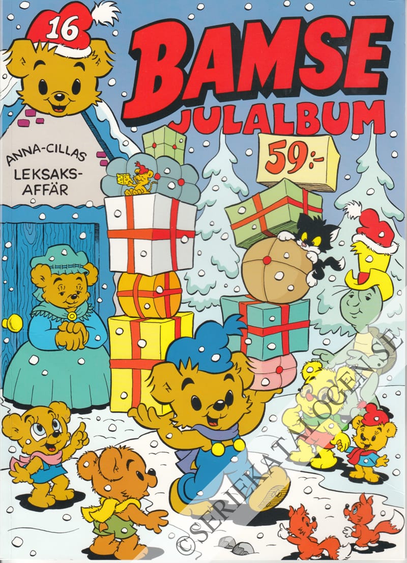 Framsida på Bamses julalbum #16 (2006)