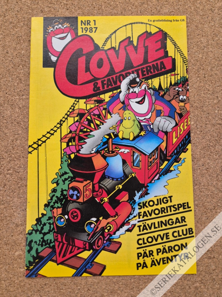Framsida på Clovve & favoriterna #1 (1987)