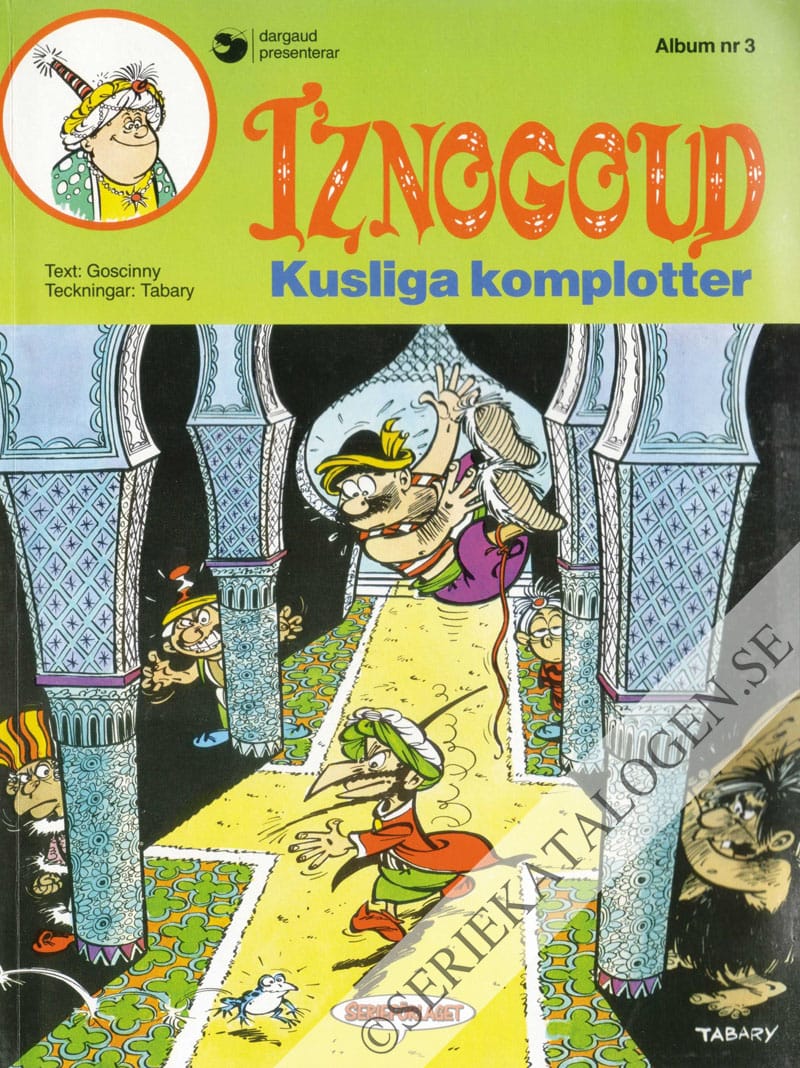 Framsida på Iznogoud - Kusliga komplotter (1990)