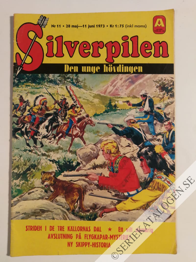 Framsida på Silverpilen #11 (1973)