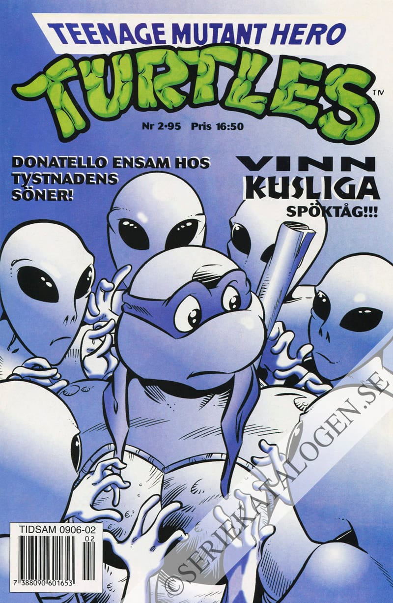 Framsida på Teenage mutant hero turtles #2 (1995)