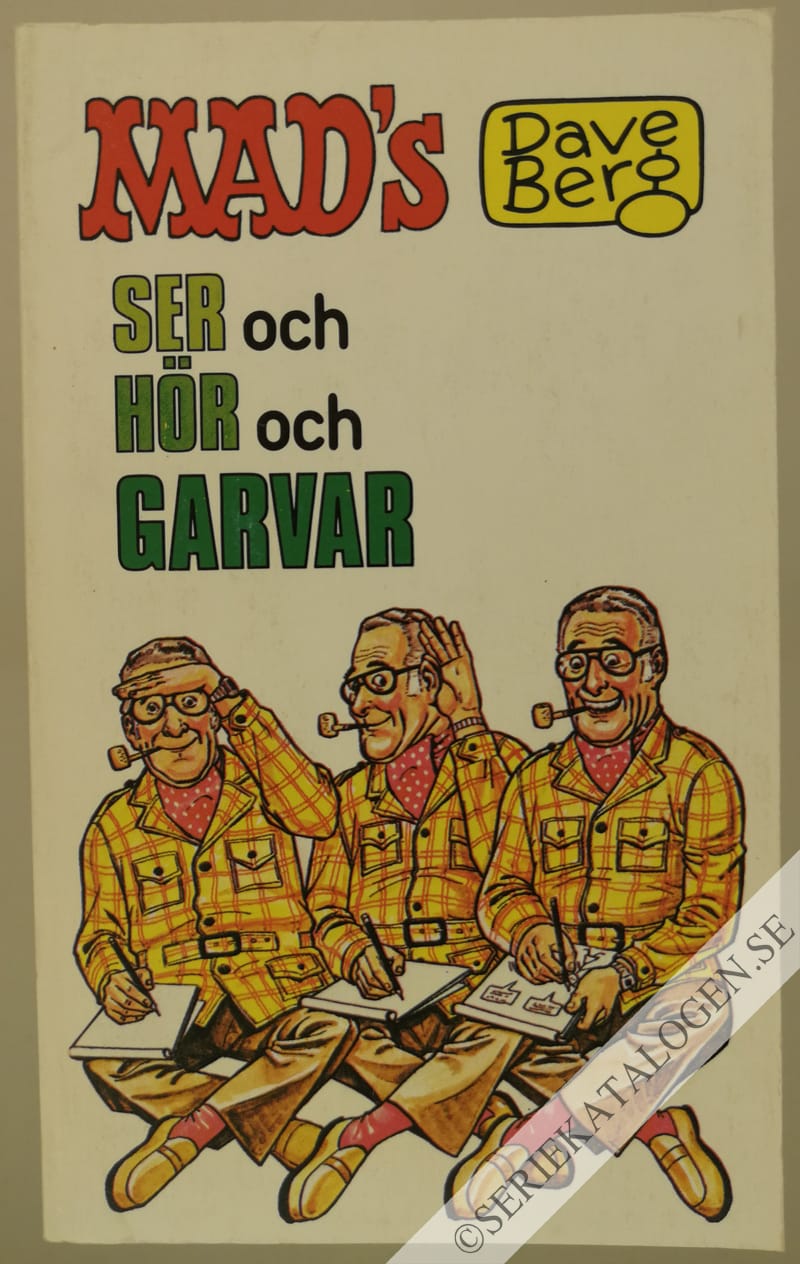Framsida på MAD-pocket MAD's Dave Berg ser och hör och garvar (1980)