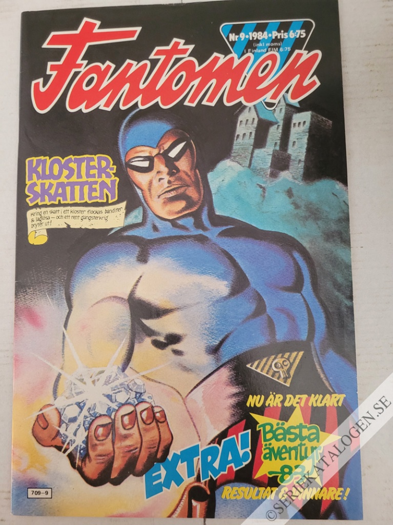 Framsida på Fantomen #9 (1984)