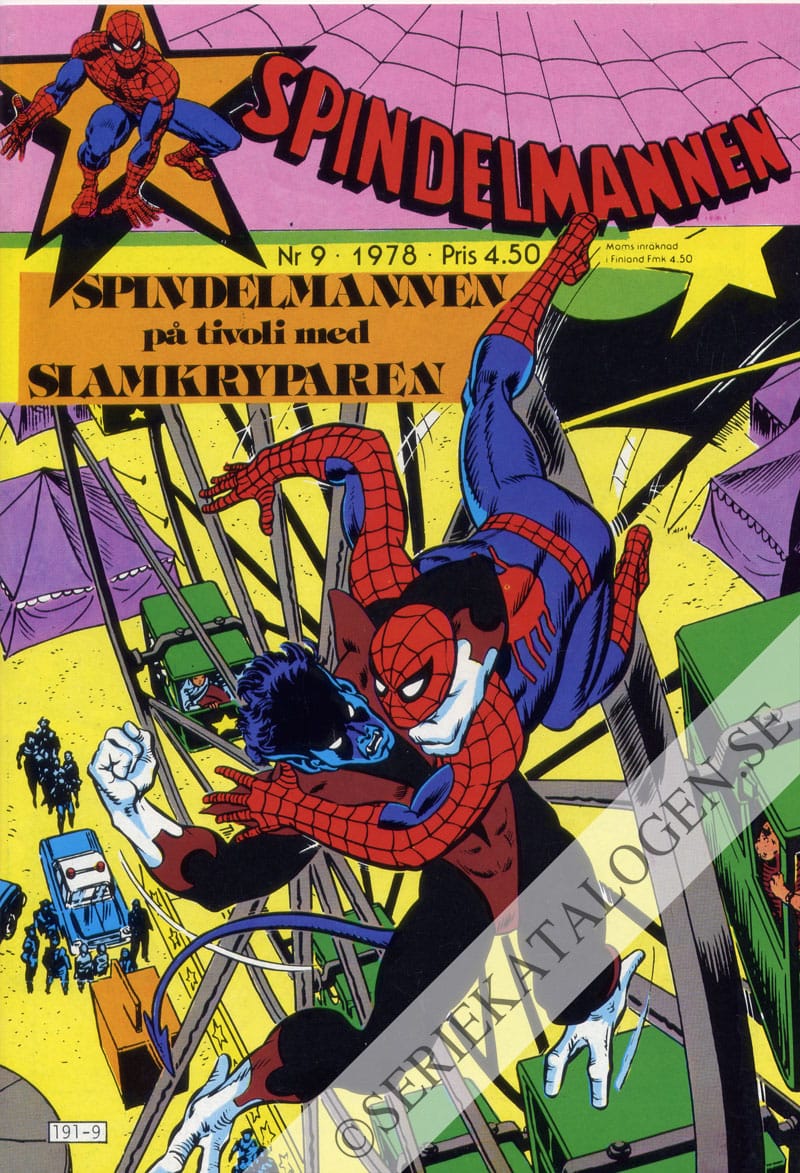 Framsida på Spindelmannen #9 (1978)