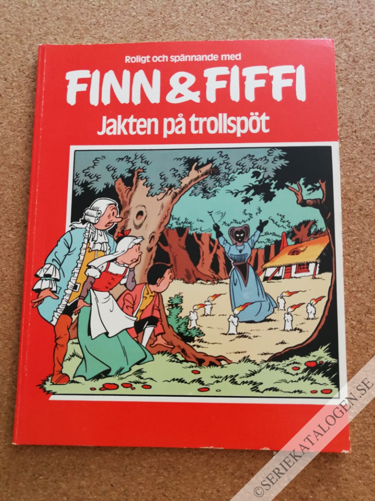 Framsida på Finn & Fiffi Jakten på trollspöt (19??)