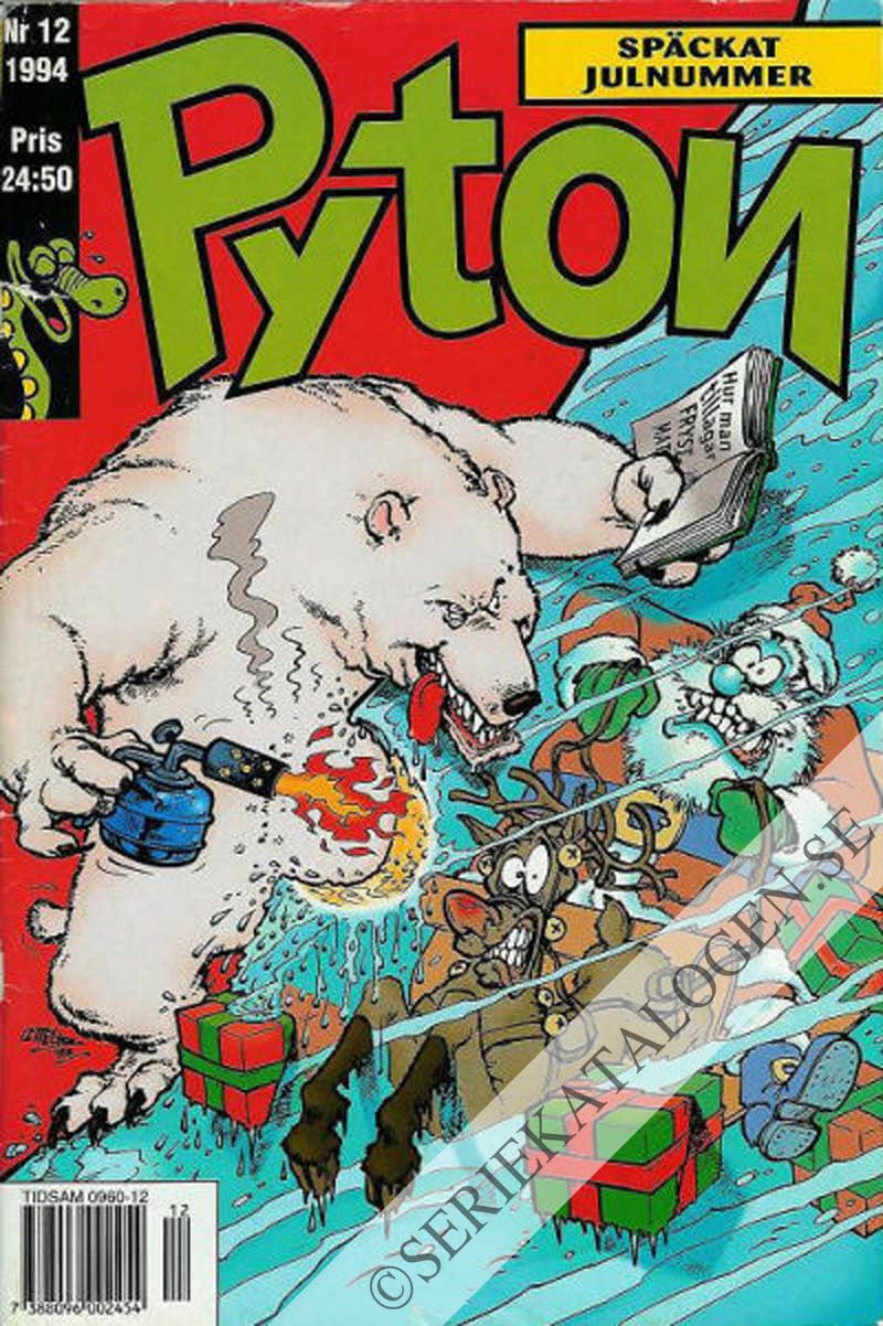 Framsida på Pyton #12 (1994)