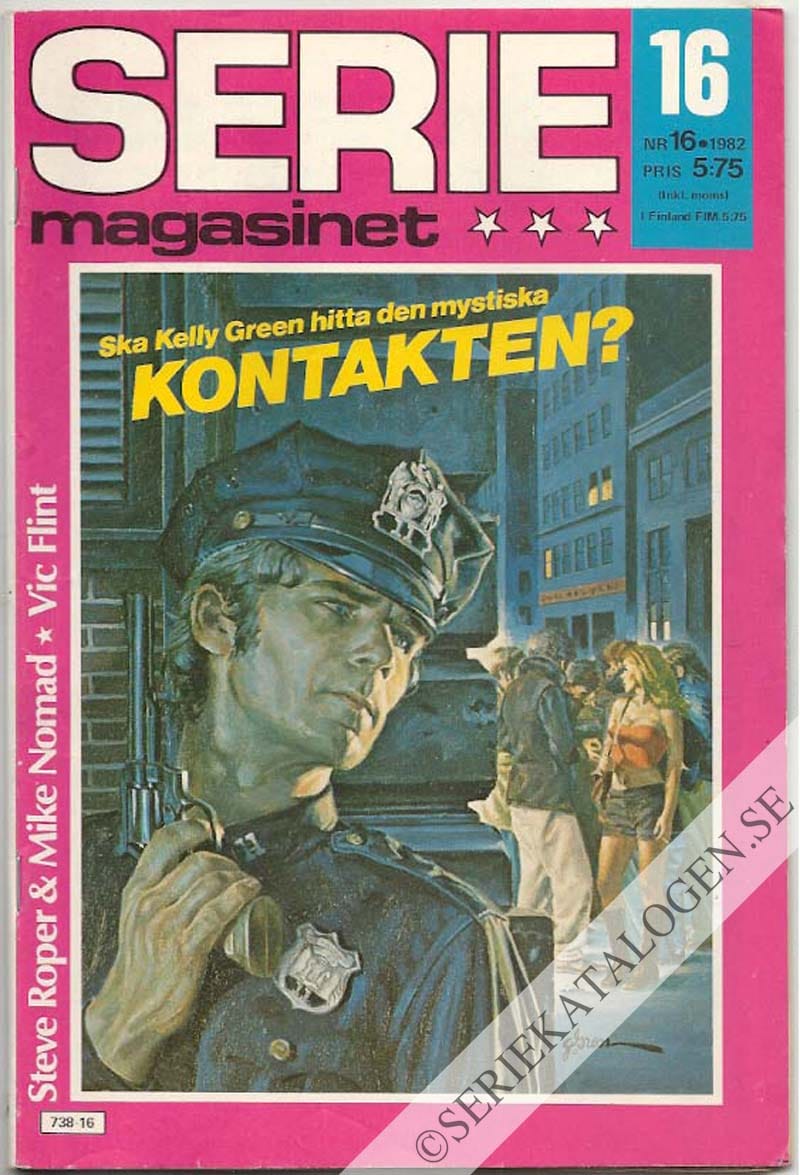 Framsida på Seriemagasinet #16 (1982)