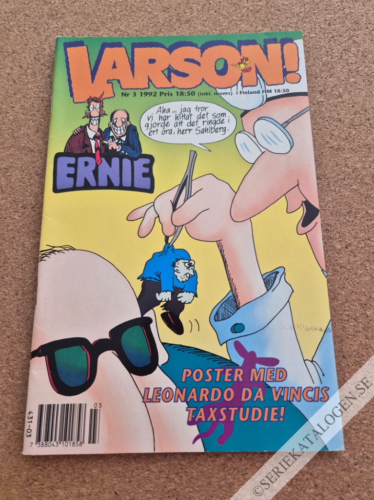 Framsida på Larson! #3 (1992)