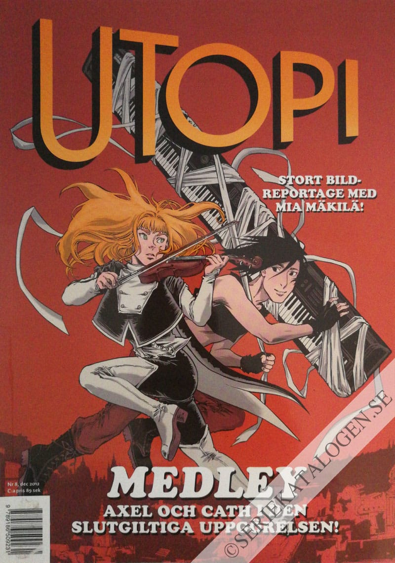 Framsida på Utopi magasin #8 (2012)