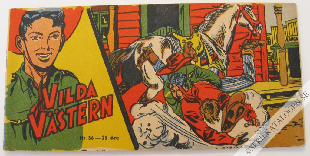 Framsida på Vilda Västern #36 (1956)