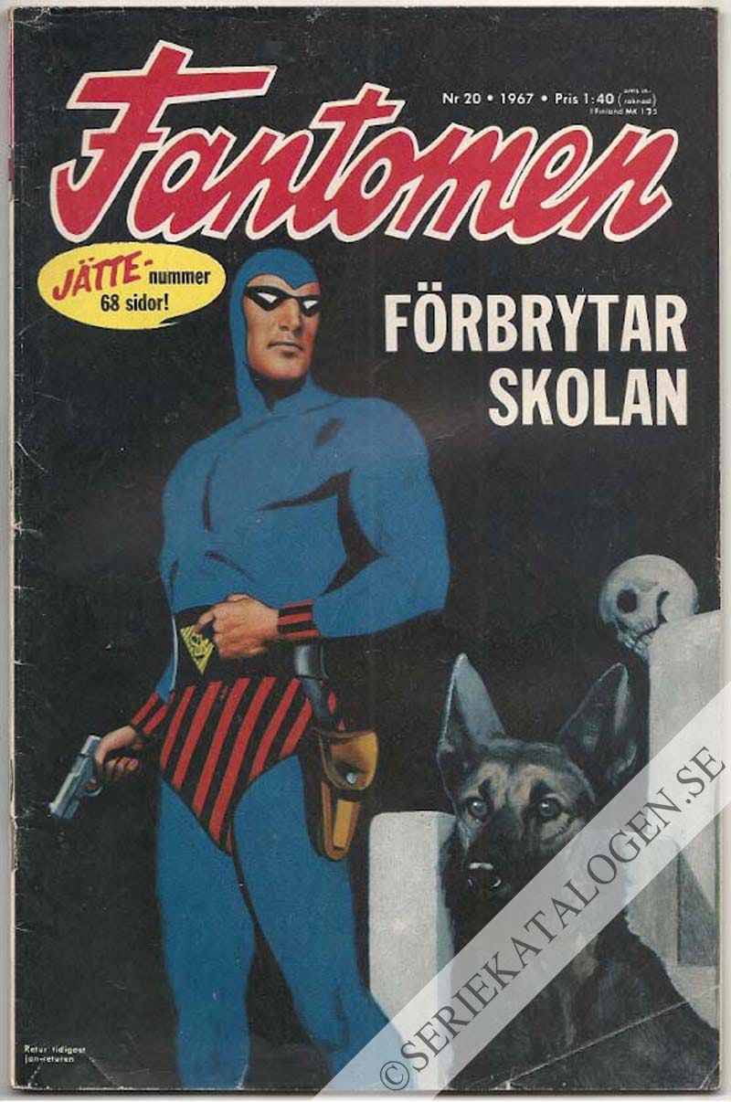 Framsida på Fantomen #20 (1967)