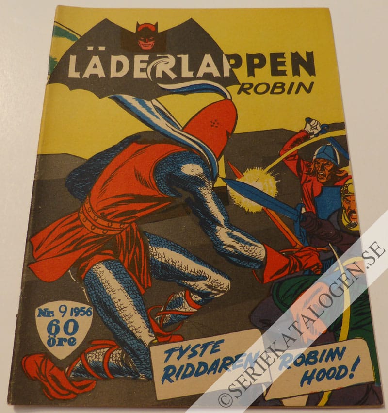 Framsida på Läderlappen och Robin #9 (1956)