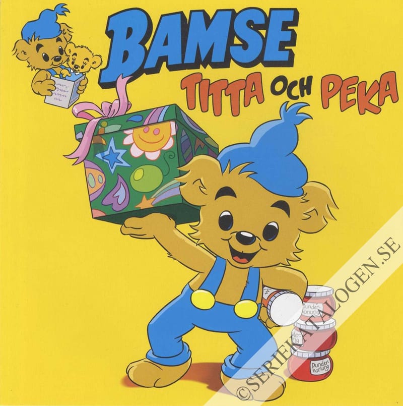 Framsida på Bamse-extra Titta och peka (2020)