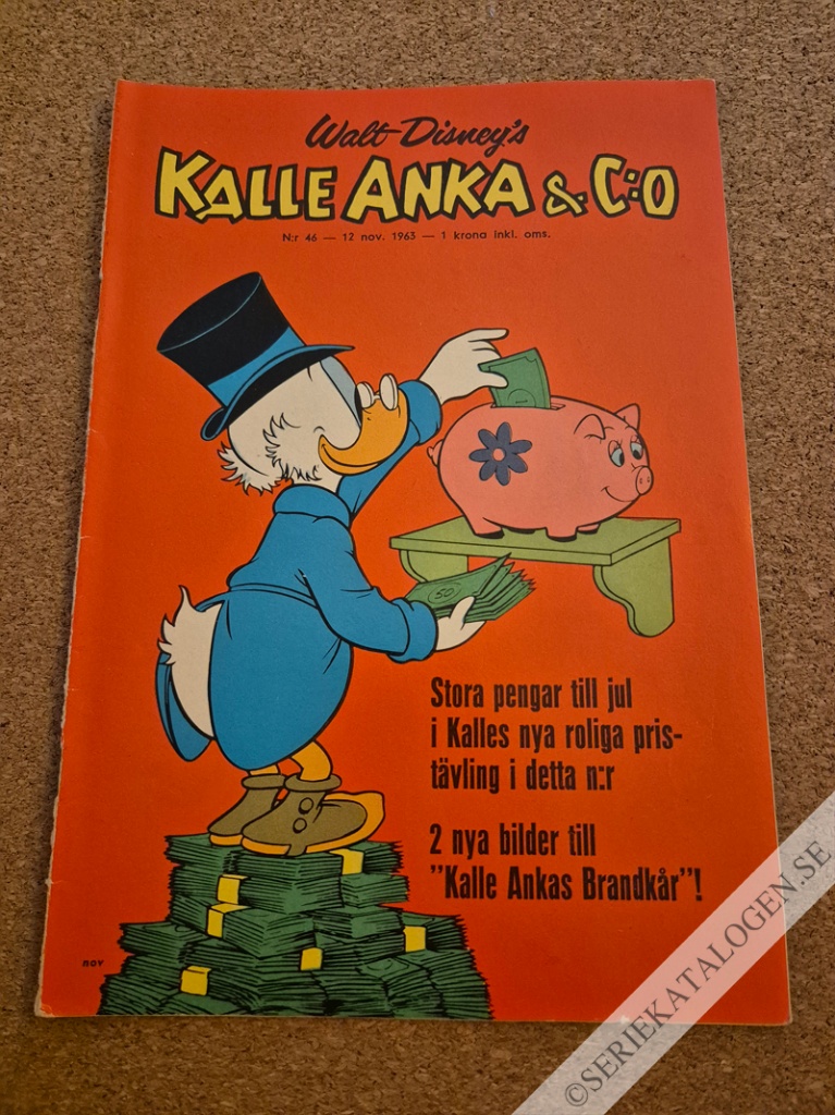 Framsida på Kalle Anka & C:o #46 (1963)