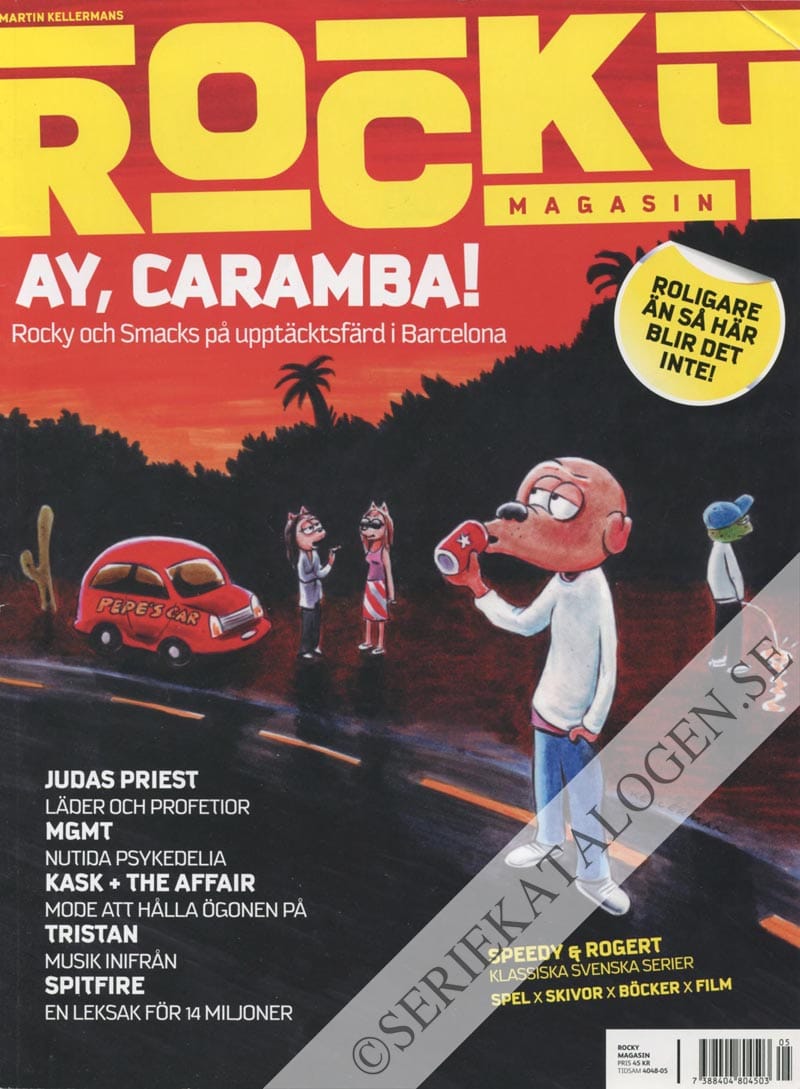 Framsida på Martin Kellermans Rocky Ay, caramba! (2008)
