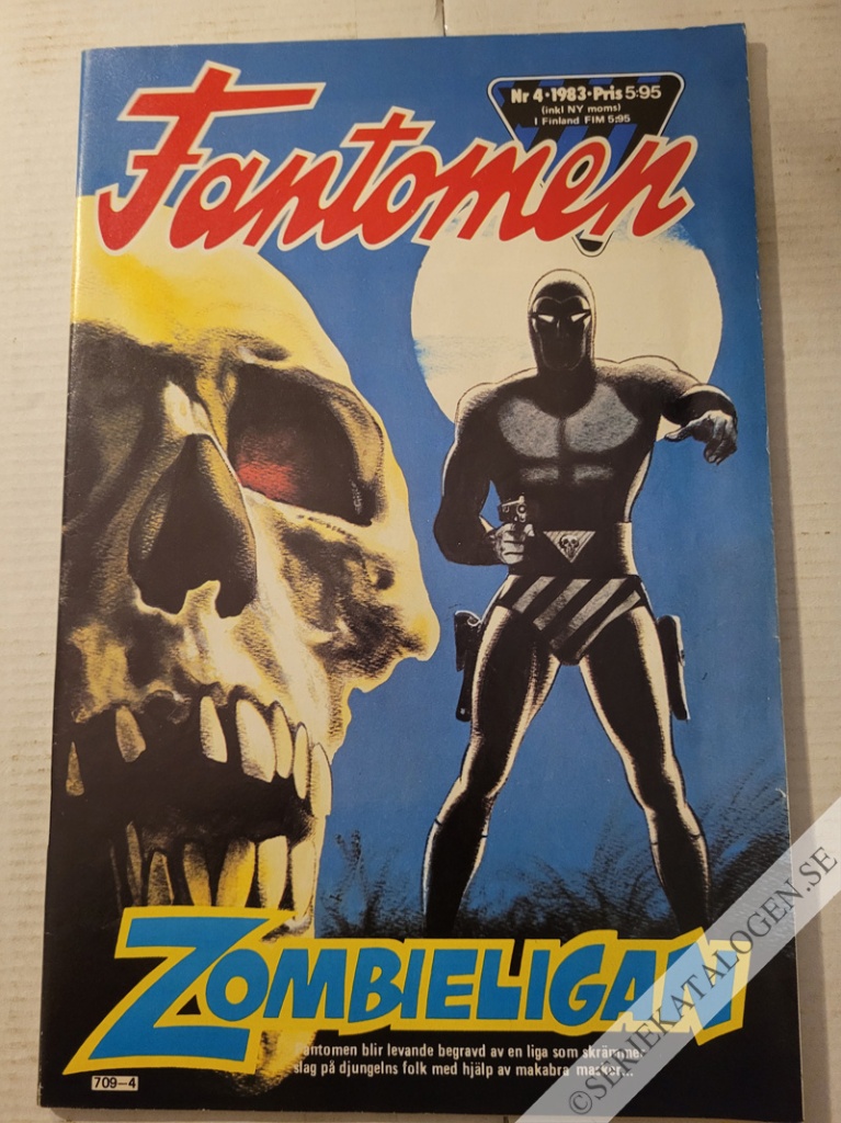 Framsida på Fantomen #4 (1983)