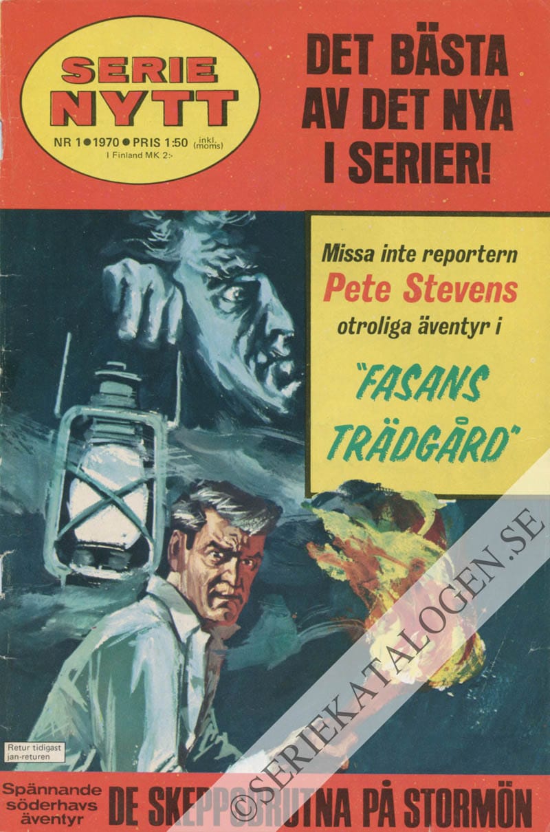 Framsida på Serie-Nytt #1 (1970)