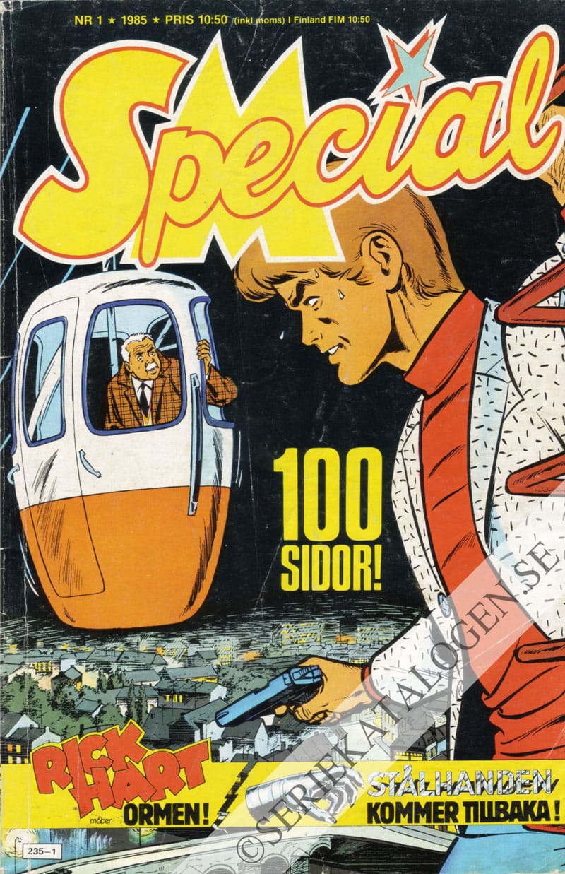 Framsida på Seriemagasinet specialalbum #1 (1985)