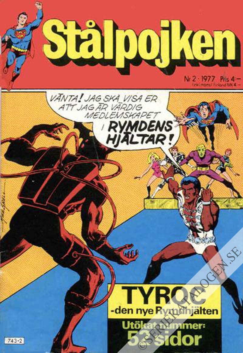 Framsida på Stålpojken #2 (1977)