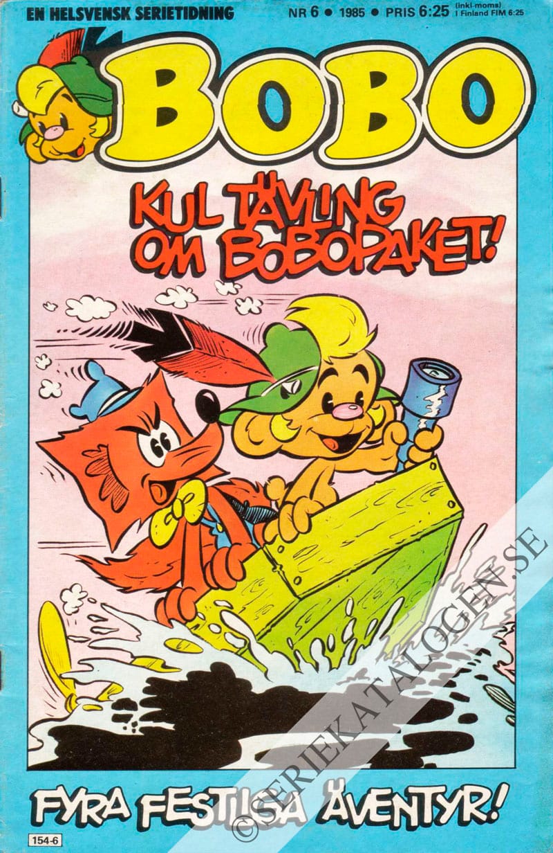Framsida på Bobo #6 (1985)
