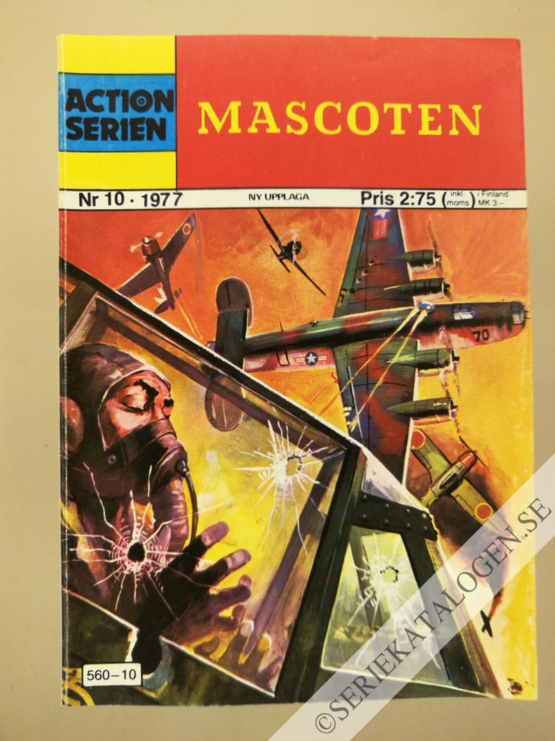 Framsida på Actionserien Mascoten (1977)