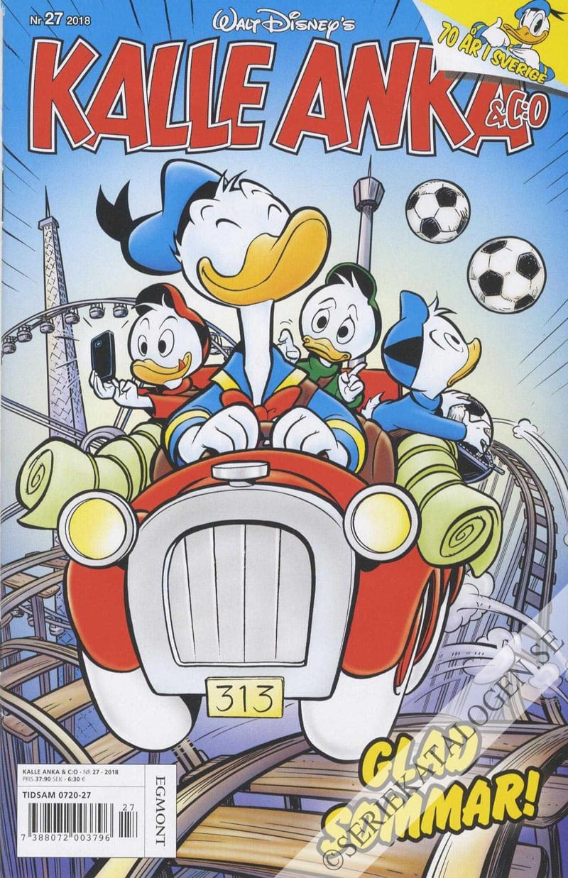 Framsida på Kalle Anka & C:o #27 (2018)