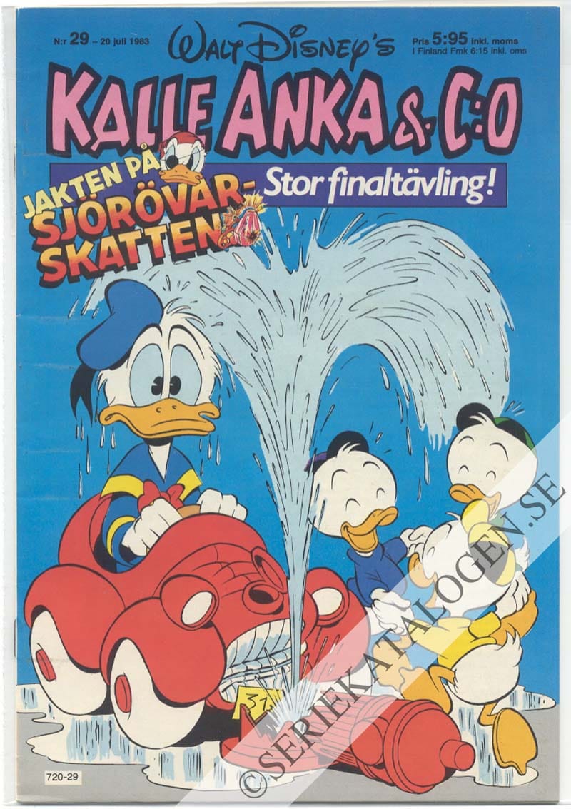 Framsida på Kalle Anka & C:o #29 (1983)