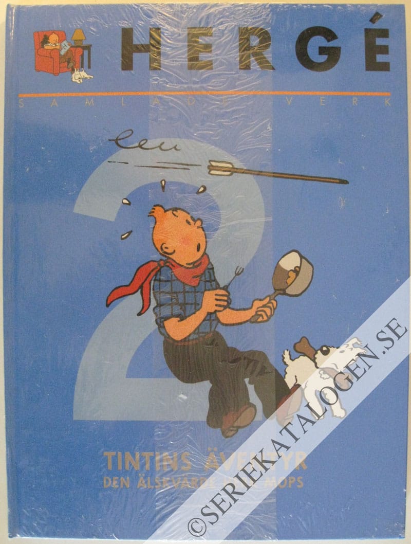 Framsida på Hergé - samlade verk #2 (1999)