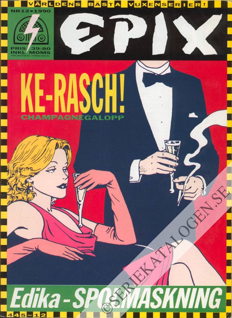 Framsida på Epix #12 (1990)