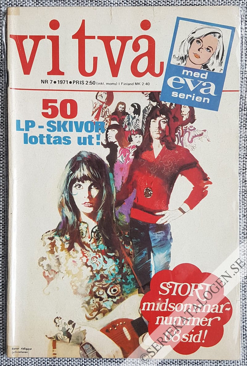 Framsida på Vi två #7 (1971)