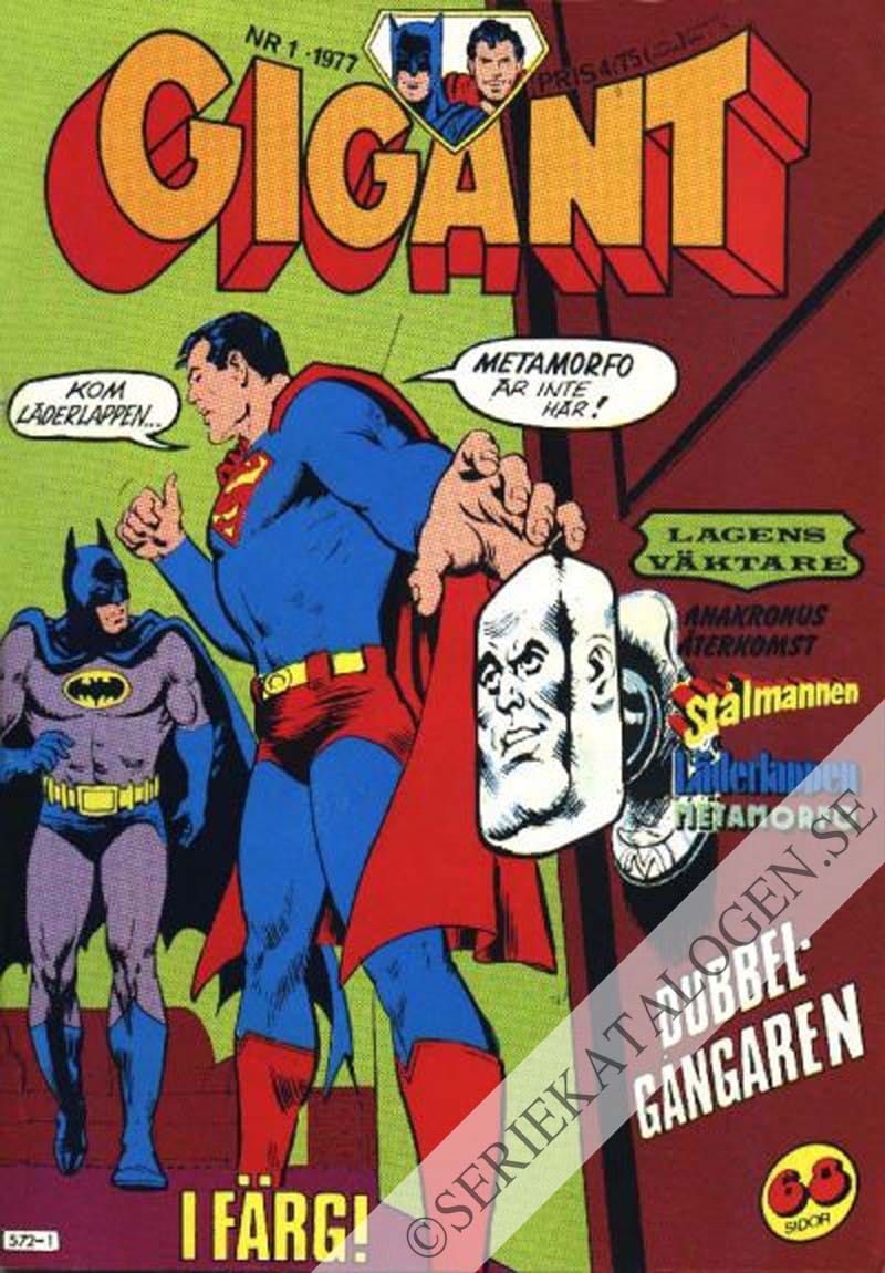 Framsida på Gigant #1 (1977)