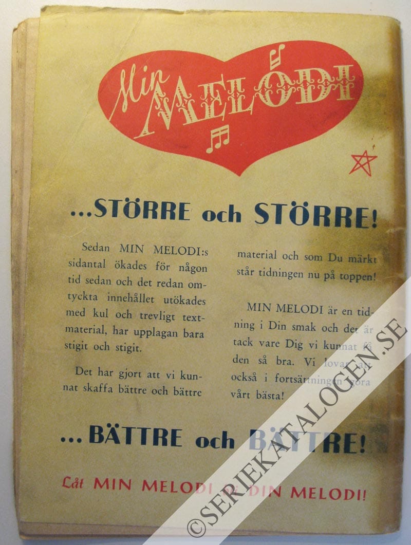 Baksida på Rivaler om Ralph (1954)