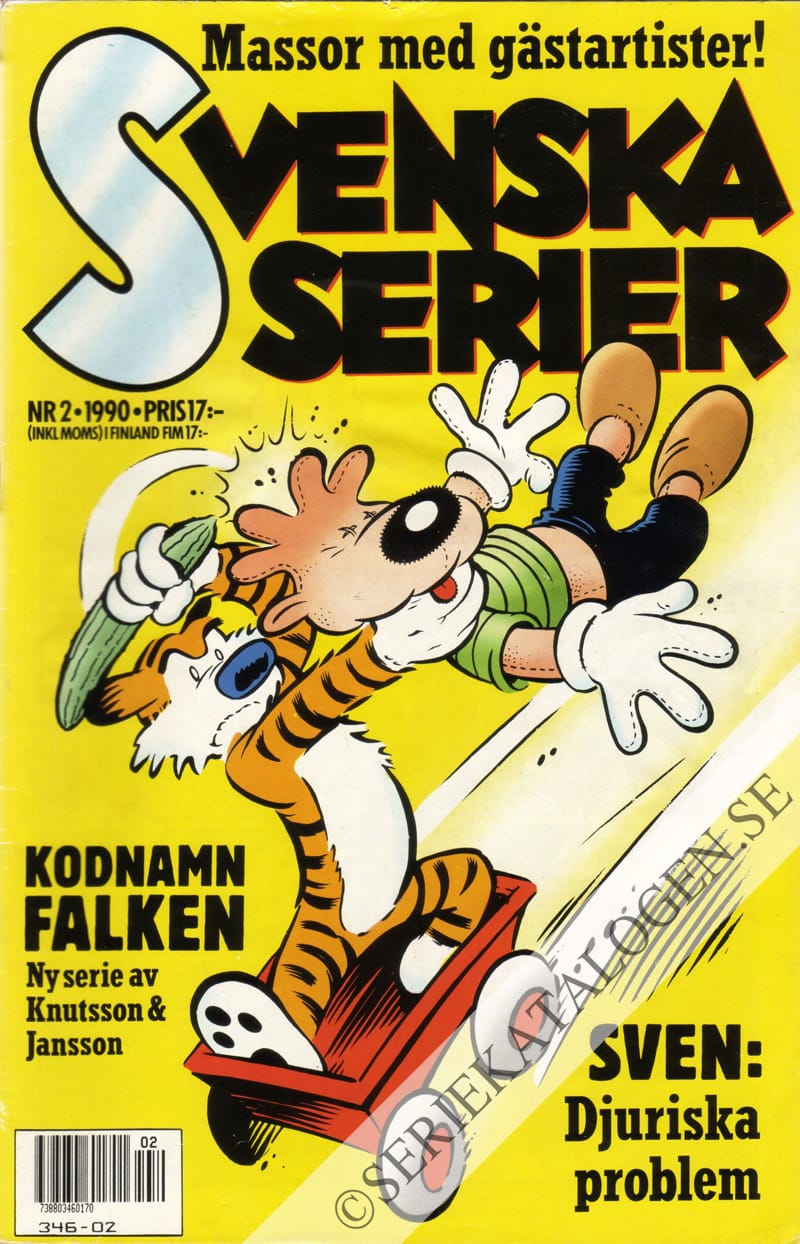 Framsida på Svenska serier #2 (1990)