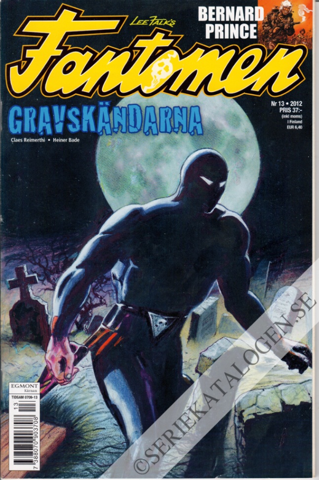 Framsida på Fantomen #13 (2012)