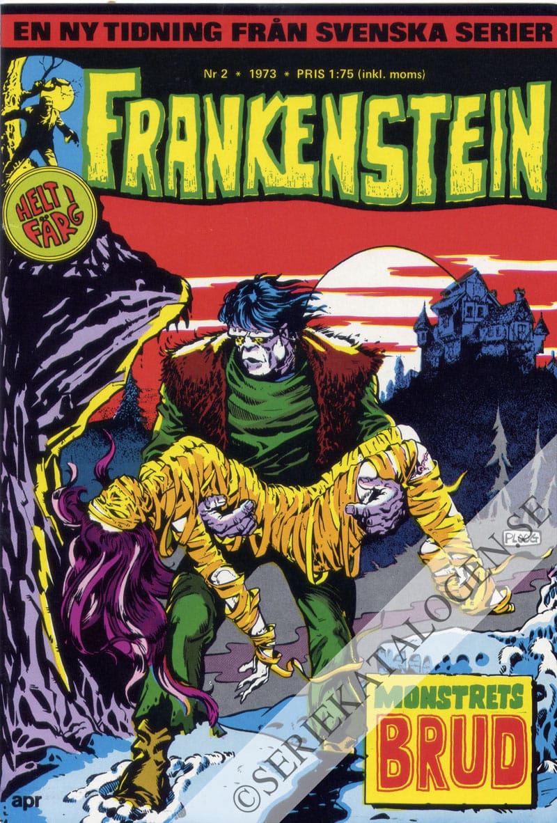 Framsida på Frankenstein #2 (1973)