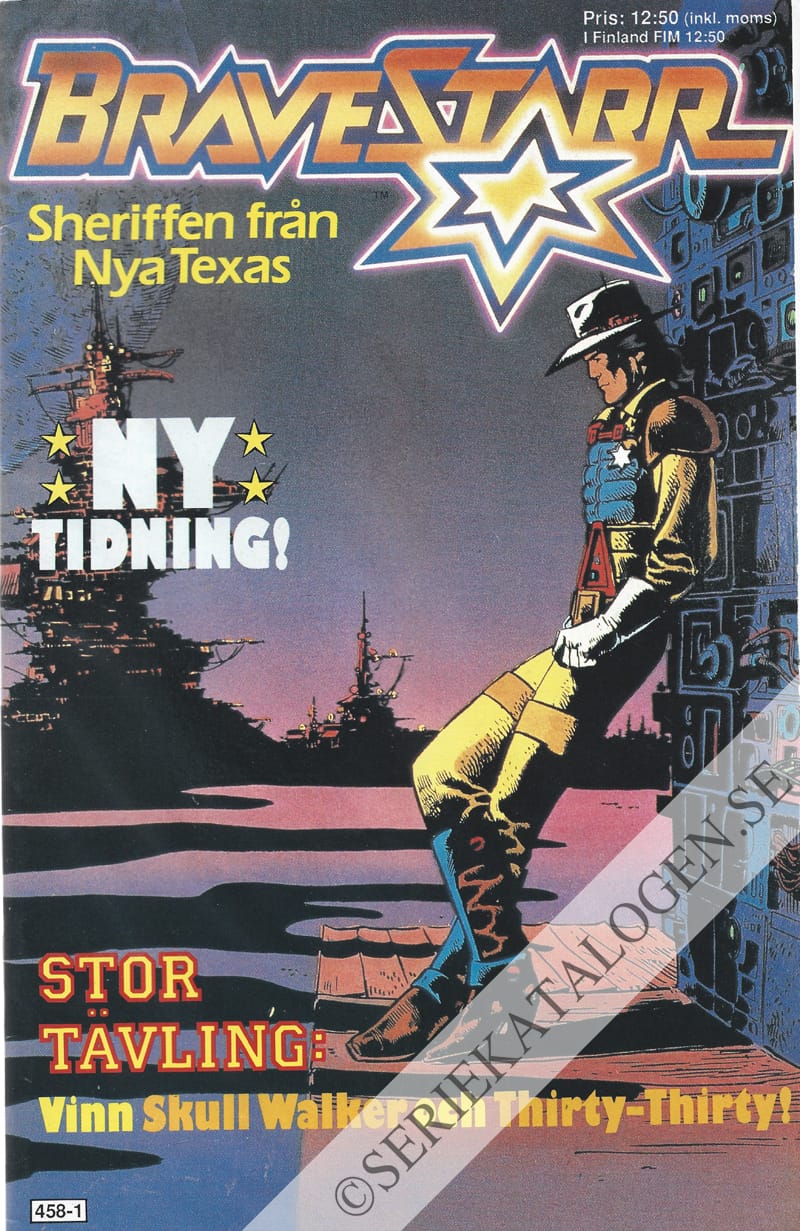 Framsida på Brave Starr #1 (1988)