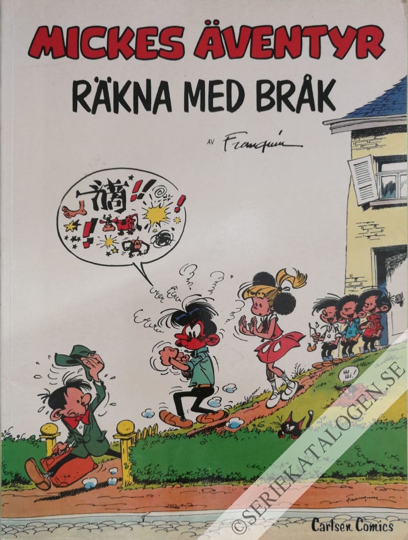 Framsida på Mickes äventyr Räkna med bråk (1982)