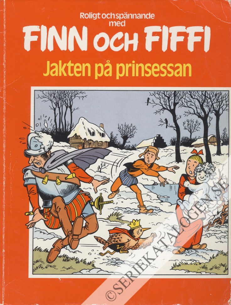 Framsida på Finn och Fiffi #65 - Jakten på prinsessan (1979)