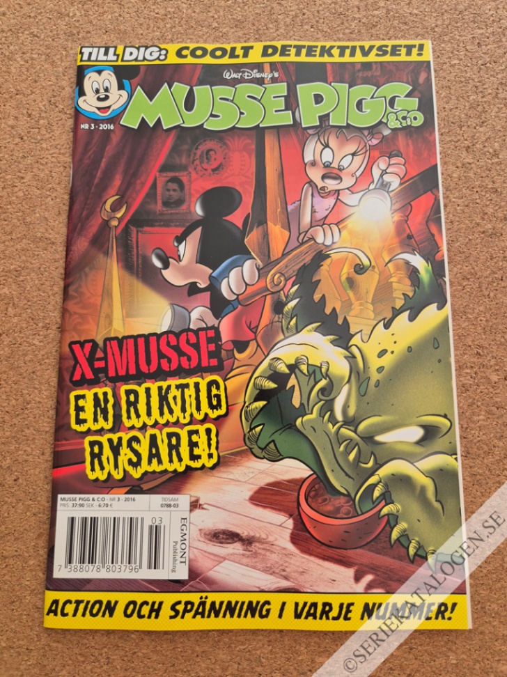 Framsida på Musse Pigg & C:o #3 (2016)