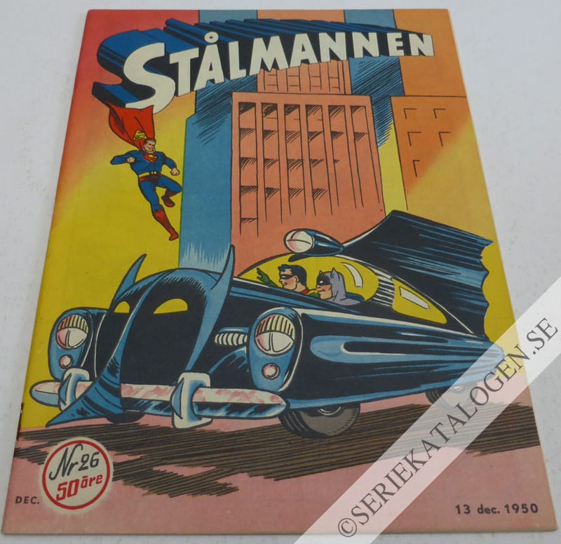 Framsida på Stålmannen #26 (1950)