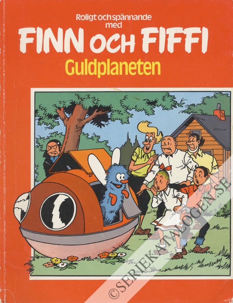 Framsida på Finn och Fiffi #20 - Guldplaneten (1979)